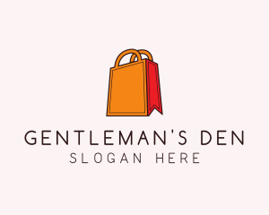 Orange Shopping Bag logo design