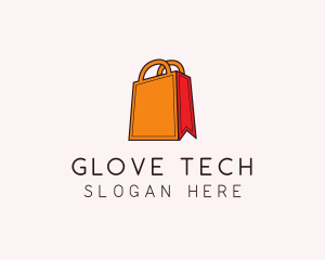 Orange Shopping Bag logo design