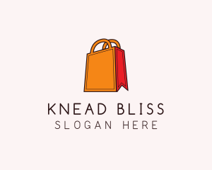 Orange Shopping Bag logo design