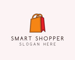 Orange Shopping Bag logo design