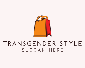 Orange Shopping Bag logo design