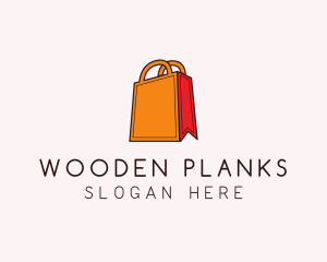 Orange Shopping Bag logo design