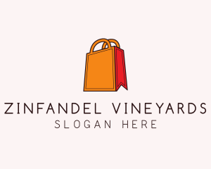 Orange Shopping Bag logo design