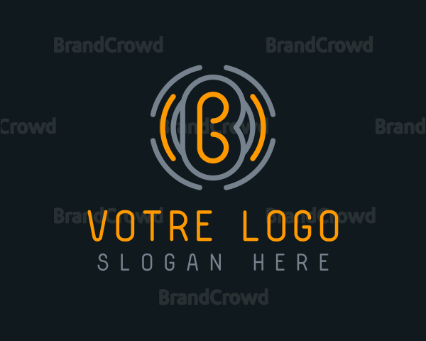 Business Tech Letter B Logo