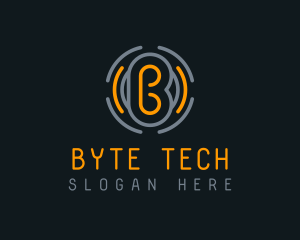 Business Tech Letter B logo design