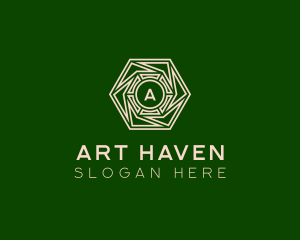 Intricate Hexagon Home Decoration  logo design