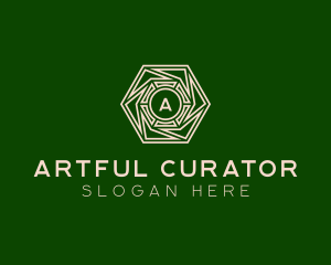 Intricate Hexagon Home Decoration  logo design