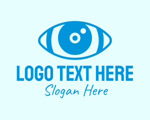 Optical - Blue Eye Shine logo design