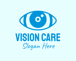 Ophthalmology - Blue Eye Shine logo design