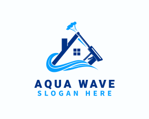 House Water Spray logo design