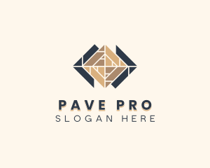 Tiles Pattern Flooring logo design