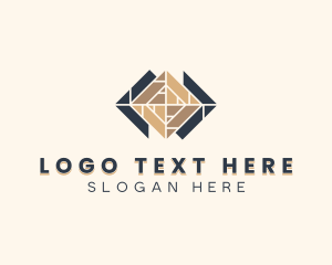 Tiles Pattern Flooring Logo
