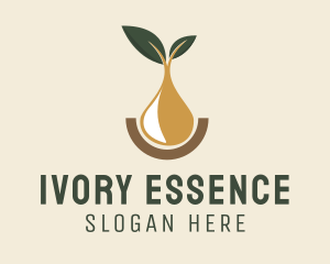 Lemon Oil Essence  logo design