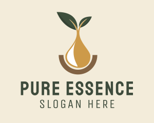 Lemon Oil Essence  logo design