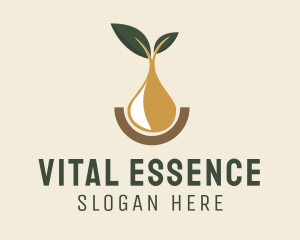 Lemon Oil Essence  logo design