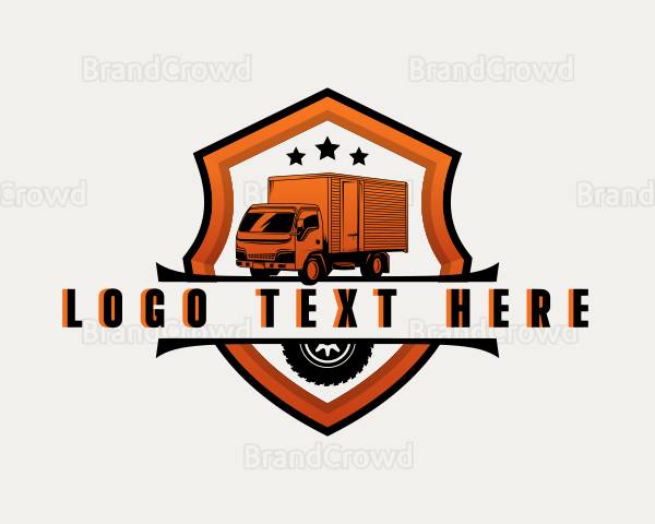 Truck Cargo Delivery Logo