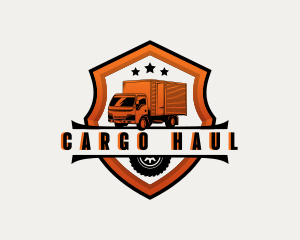 Truck Cargo Delivery logo design