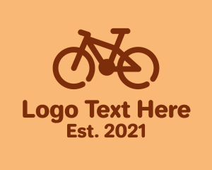 Professional Biker - Monoline BMX Bike logo design