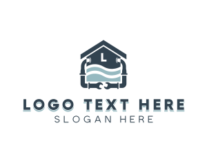 Fix - Plumbing Pipe Wrench logo design