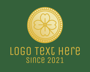 Culture - Clover Leaf Coin logo design