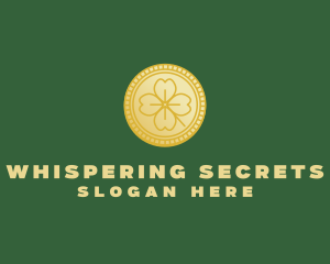 Clover Leaf Coin  logo design