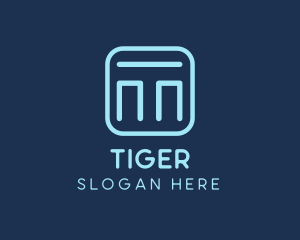 Digital Tech Letter T Logo