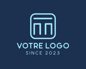 Office - Digital Tech Letter T logo design