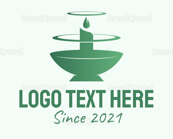 Green Candle Bowl Logo