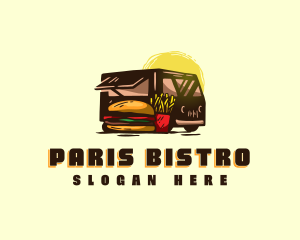 Food Truck Vehicle logo design