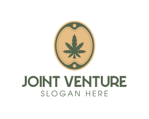 Cannabis Leaf Marijuana logo design