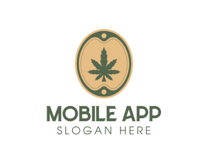 Edibles - Cannabis Leaf Marijuana logo design