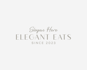 Elegant Signature Business logo design