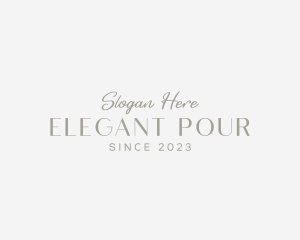 Elegant Signature Business logo design