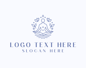 Lotus - Yoga Reiki Meditation logo design