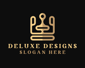 Deluxe - Deluxe Fashion Crown logo design