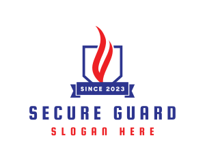 Firewall Defense Shield logo design