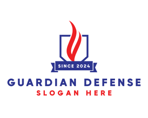 Firewall Defense Shield logo design