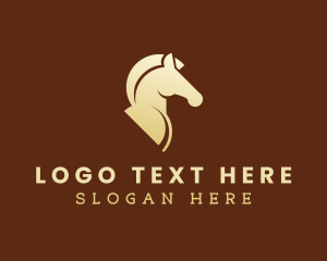 Equestrian - Horse Chess Knight logo design