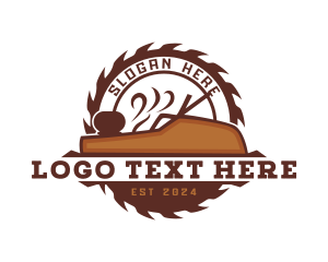 Lumber - Carpentry Woodwork Builder logo design