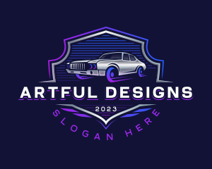 Car Wing Vehicle logo design