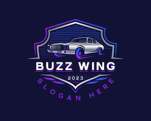 Car Wing Vehicle logo design