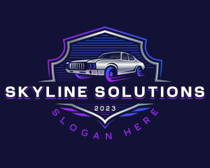 Car Wing Vehicle logo design