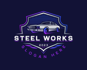 Car Wing Vehicle logo design