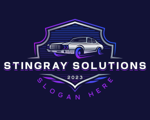 Car Wing Vehicle logo design