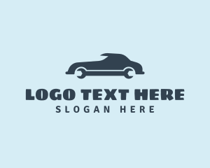 Cog - Car Wrench Mechanic Garage logo design