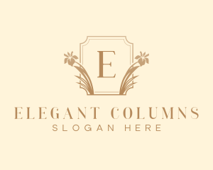 Elegant Flower Wellness logo design