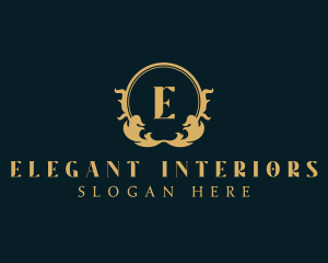 Gold Boutique Decor logo design