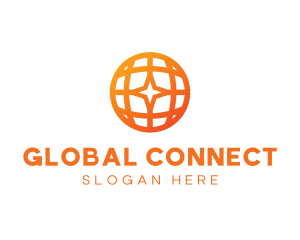 Globe - Corporate Geometric Star Globe logo design