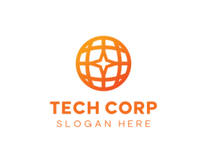 Corporation - Corporate Geometric Star Globe logo design