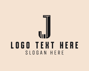 Letter J - Architecture Realty Letter J logo design